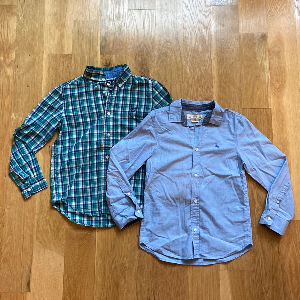 Set of Two Boys Shirts Size 7